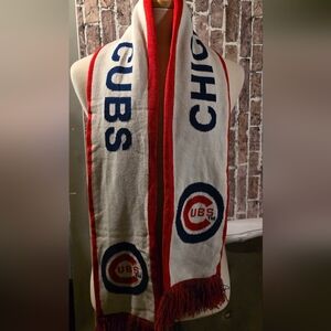 Chicago Cubs Cubbies Baseball Scarf Season Ticket Holder